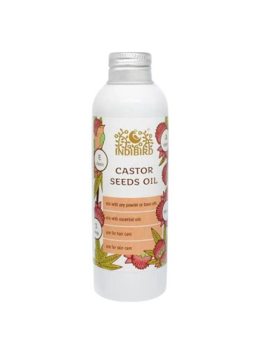 Масло для кожи и волос касторовое (Castor Seeds Oil) 150 мл, Indibird
